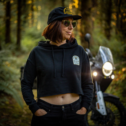 Ride Gets Good Women's Crop-top Hoody